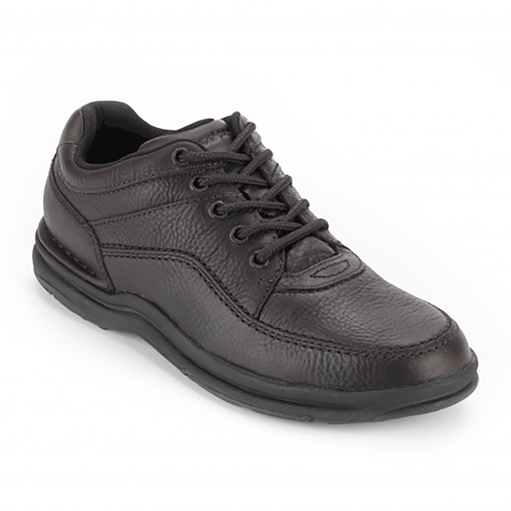 Tenis Rockport Homem Marrom Escuro - World Tour Classic Shoe - 93824WBPU